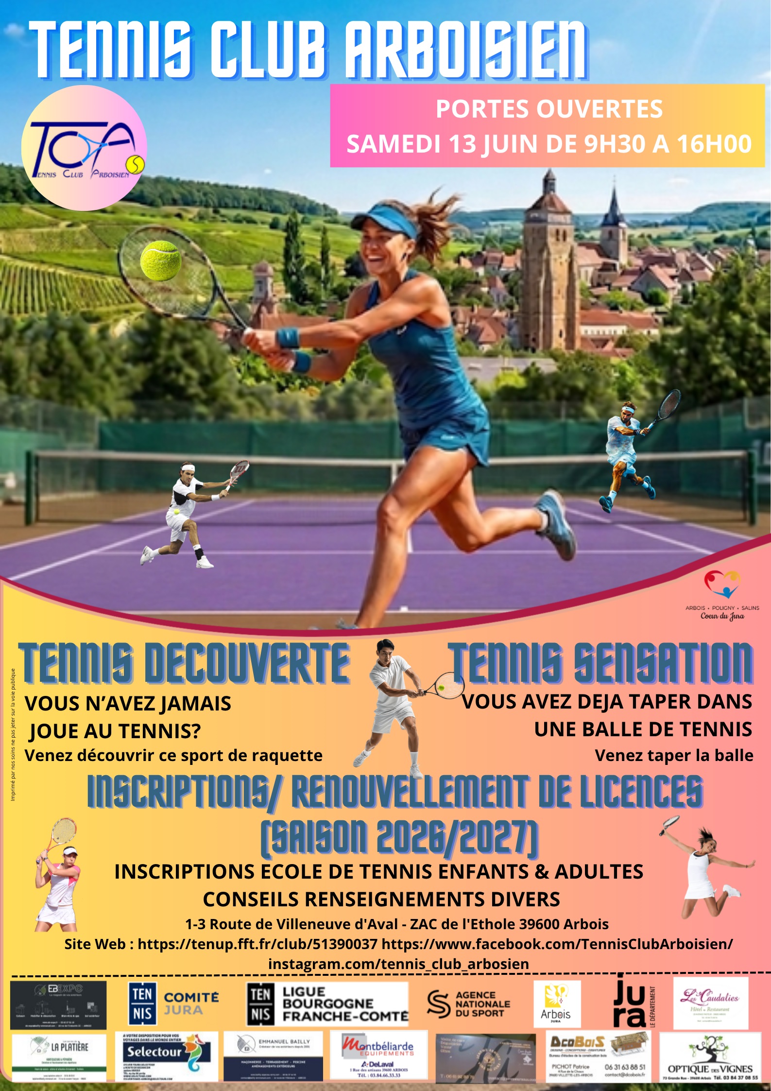 Portes Ouvertes du Tennis Club Arboisien