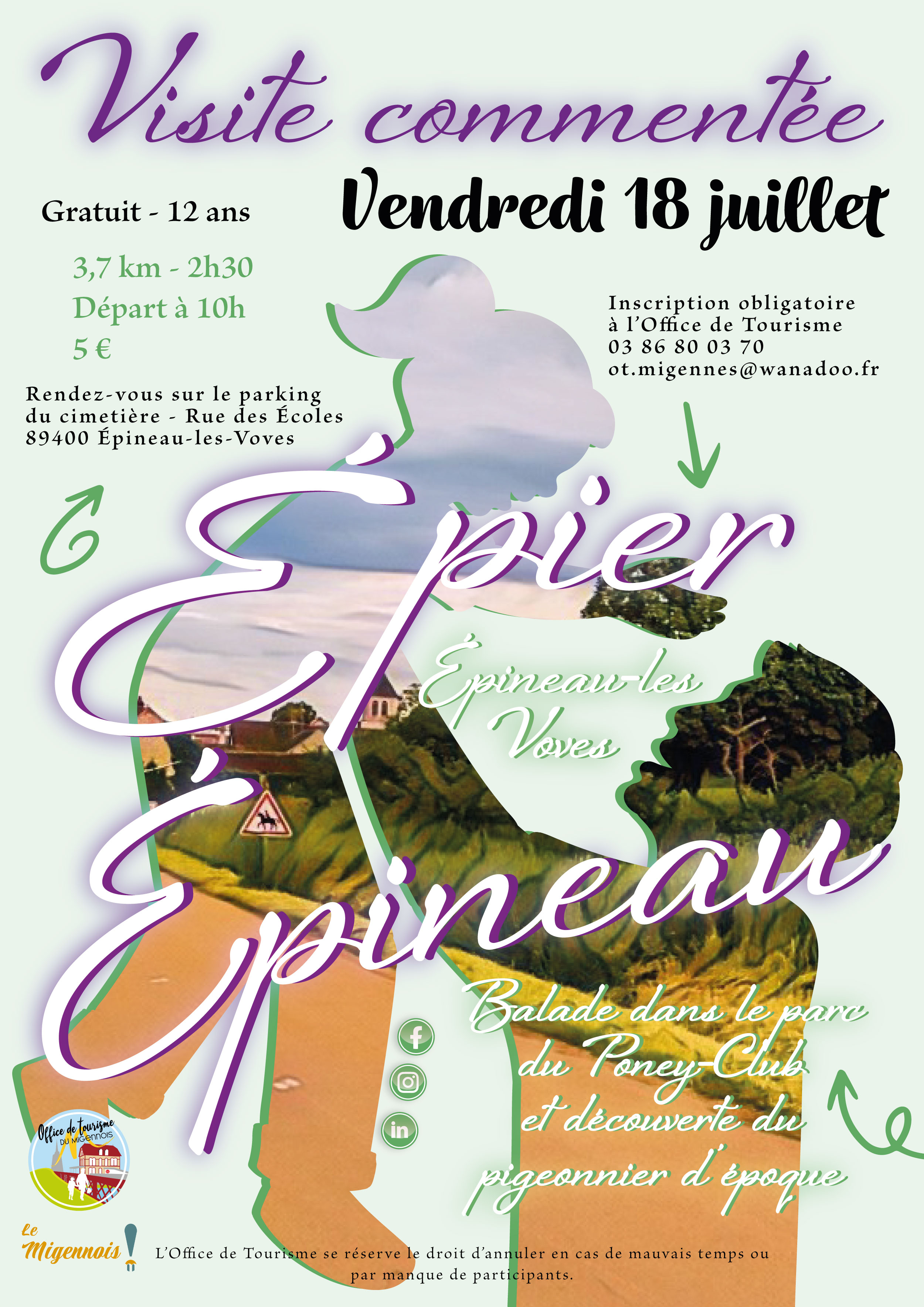 Épineau-les-Voves - Visite commentée Épier Épineau  