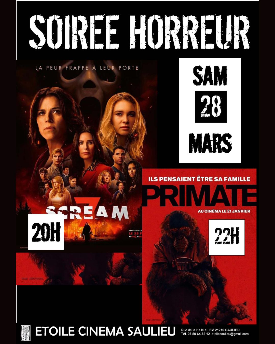 Soirée horreur : 2 films à découvrir