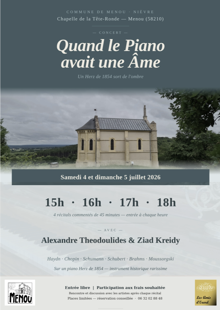 Concert : Quand le piano avait une âme - Un Herz de 1854 sort de l'ombre