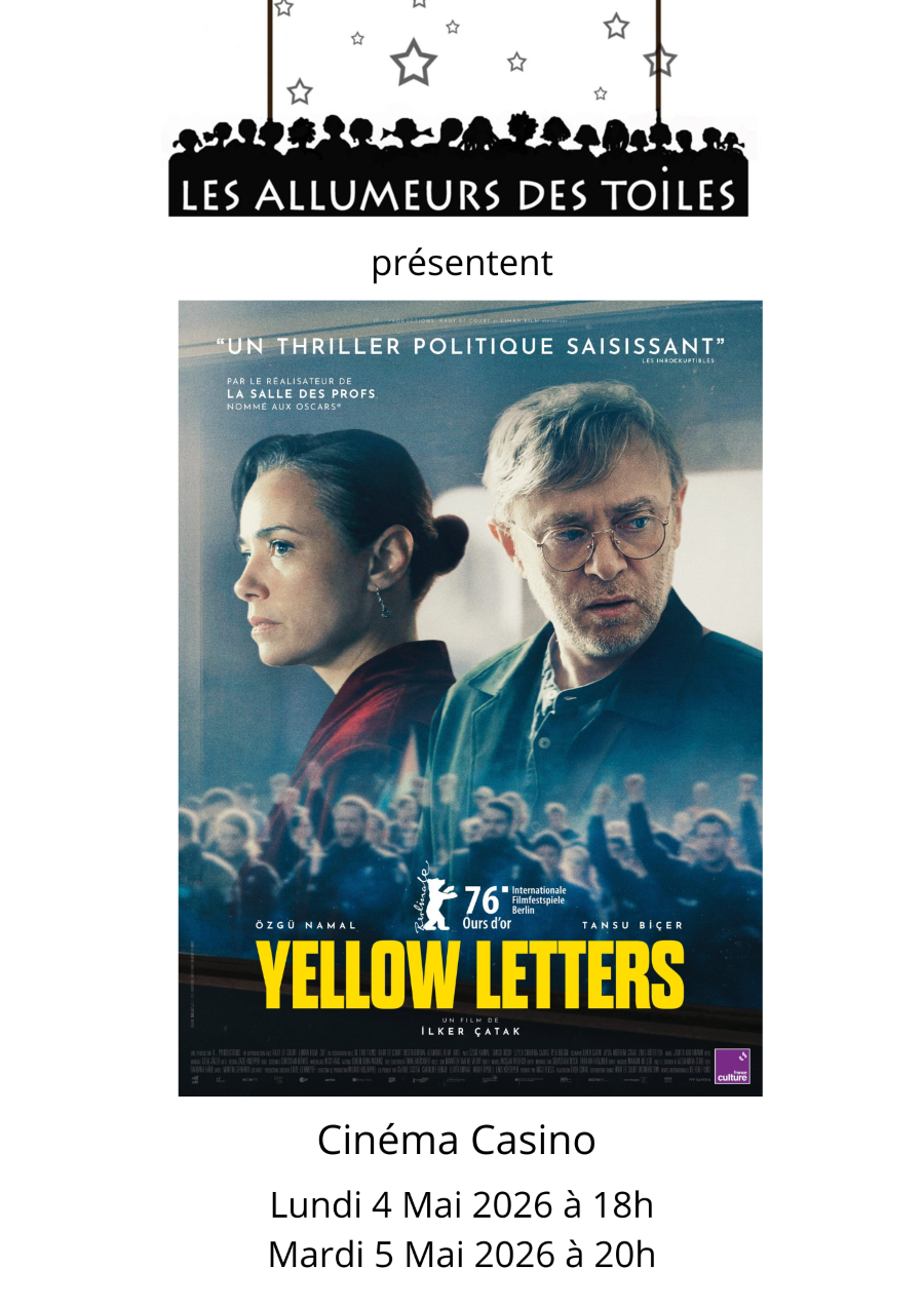 Les Allumeurs des Toiles présentent : "Yellow Letters" - Drame de Ilker Çatak — visuel événement