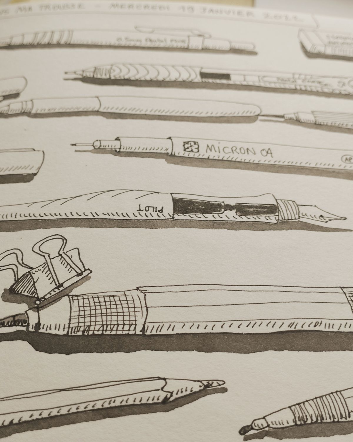 Atelier dessin - Carnet de croquis au quotidien