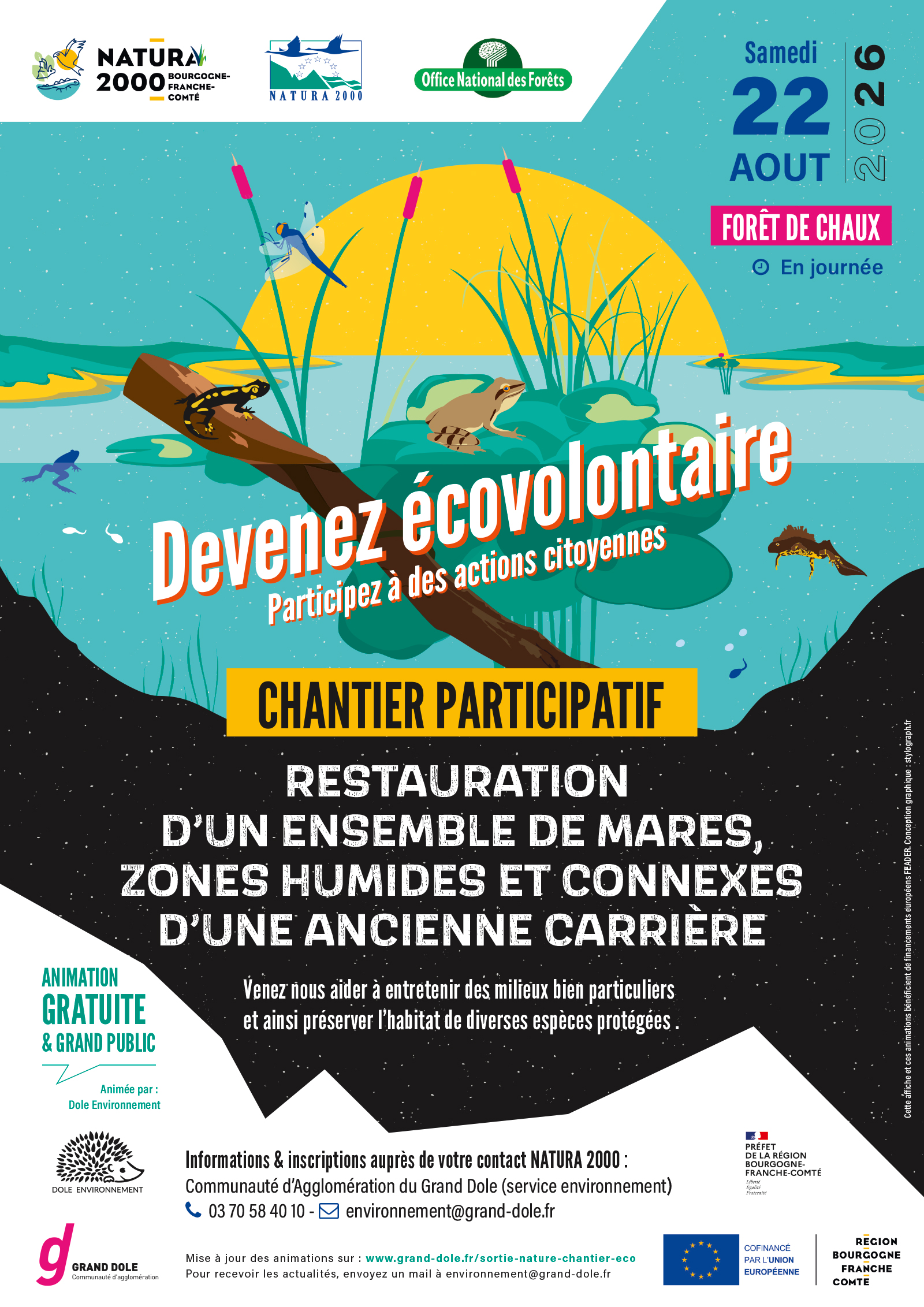 Chantier participatif - restauration de mares