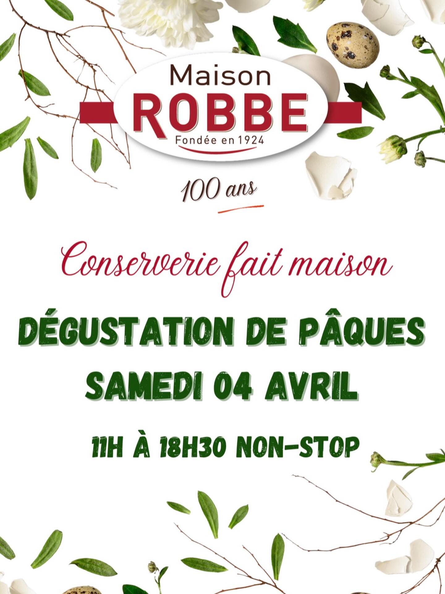 100 ans de la Maison Robbe