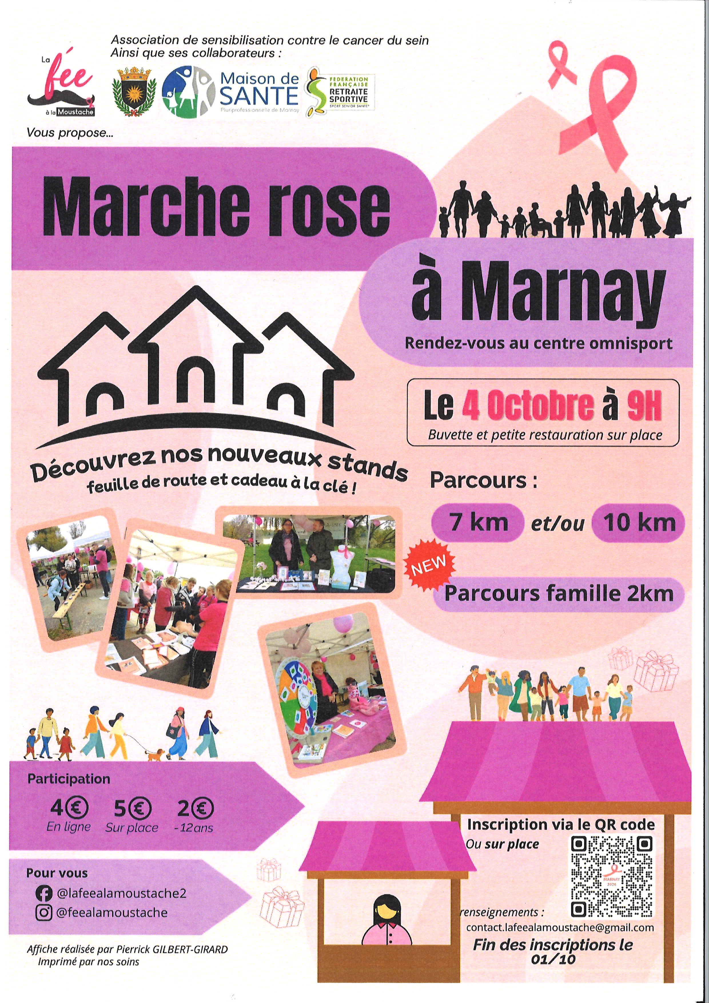 Marche Rose à Marnay