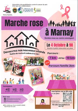 Marche Rose à Marnay