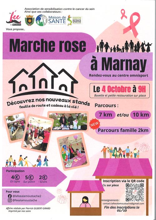 Marche Rose &agrave; Marnay