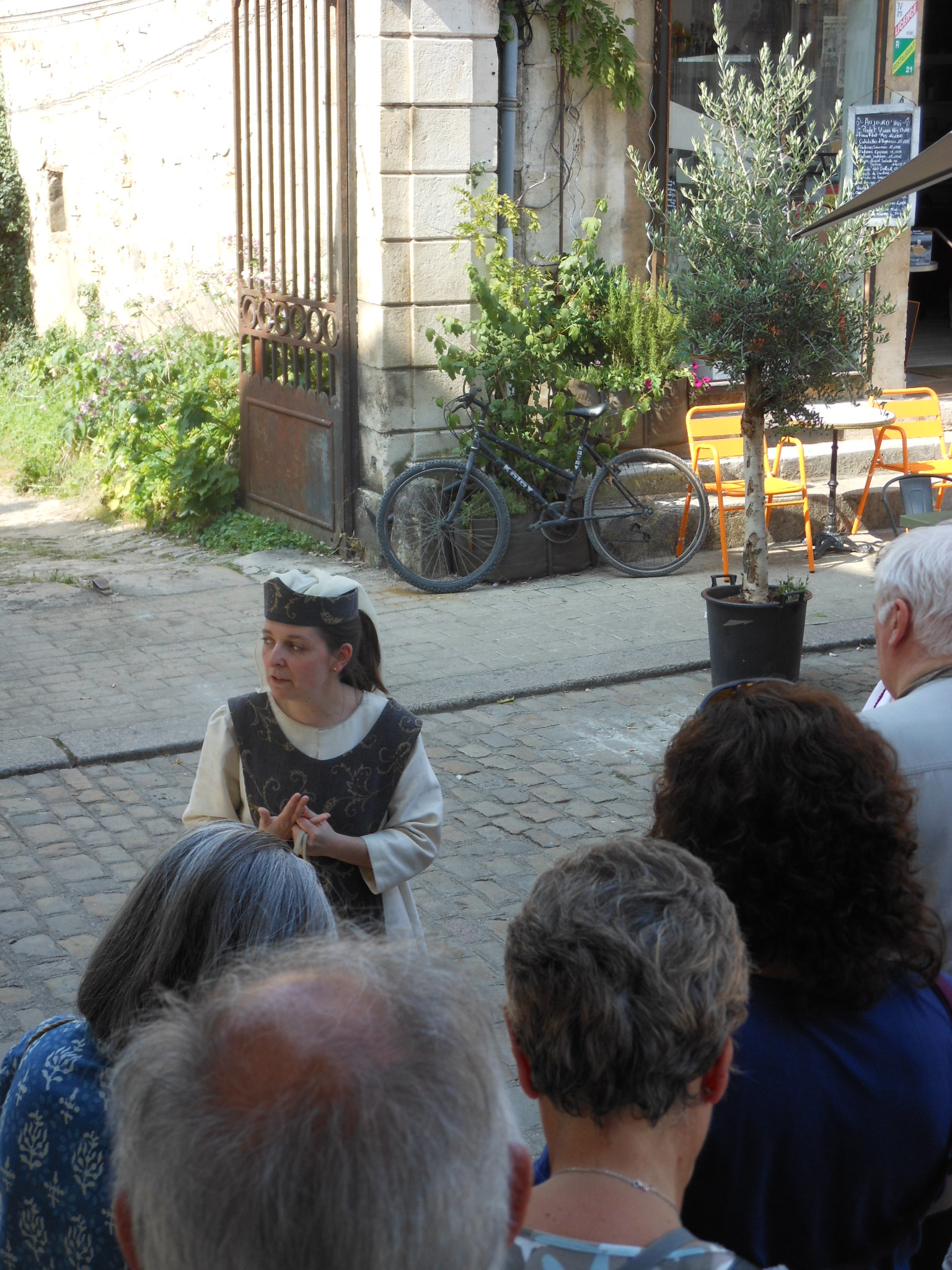 visite avec Dame Sandrine 