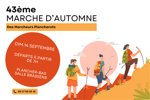 43ème Marche d'Automne des Marcheurs Plancherots