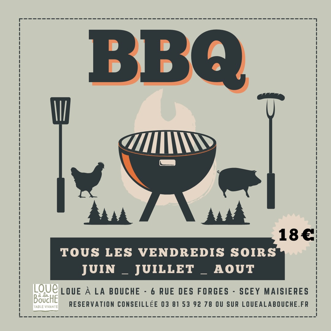 BBQ PARTY à Loue à la Bouche