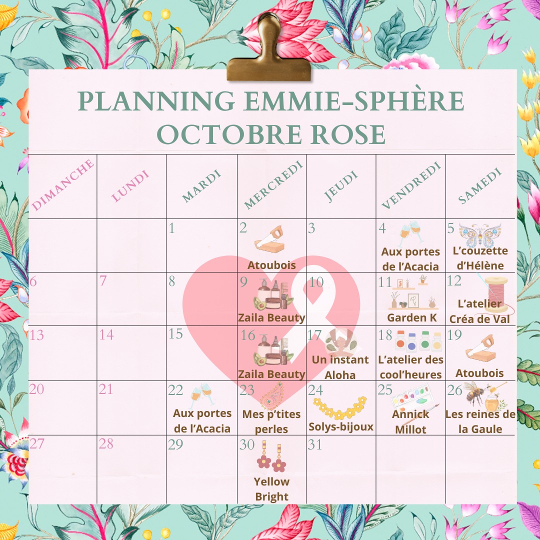 Programme Emmie-Sphère Octobre rose