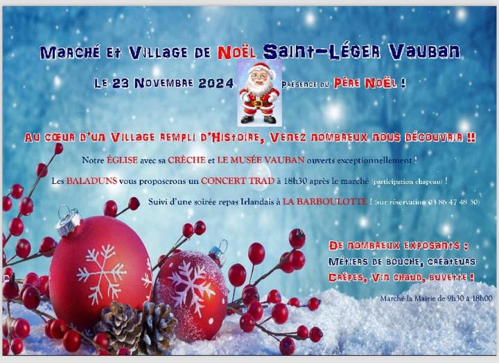 Marché de Noël à Saint-Léger-Vauban