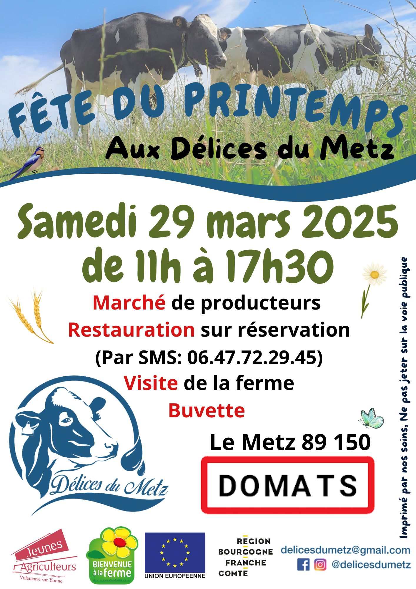 Fête du printemps à la ferme