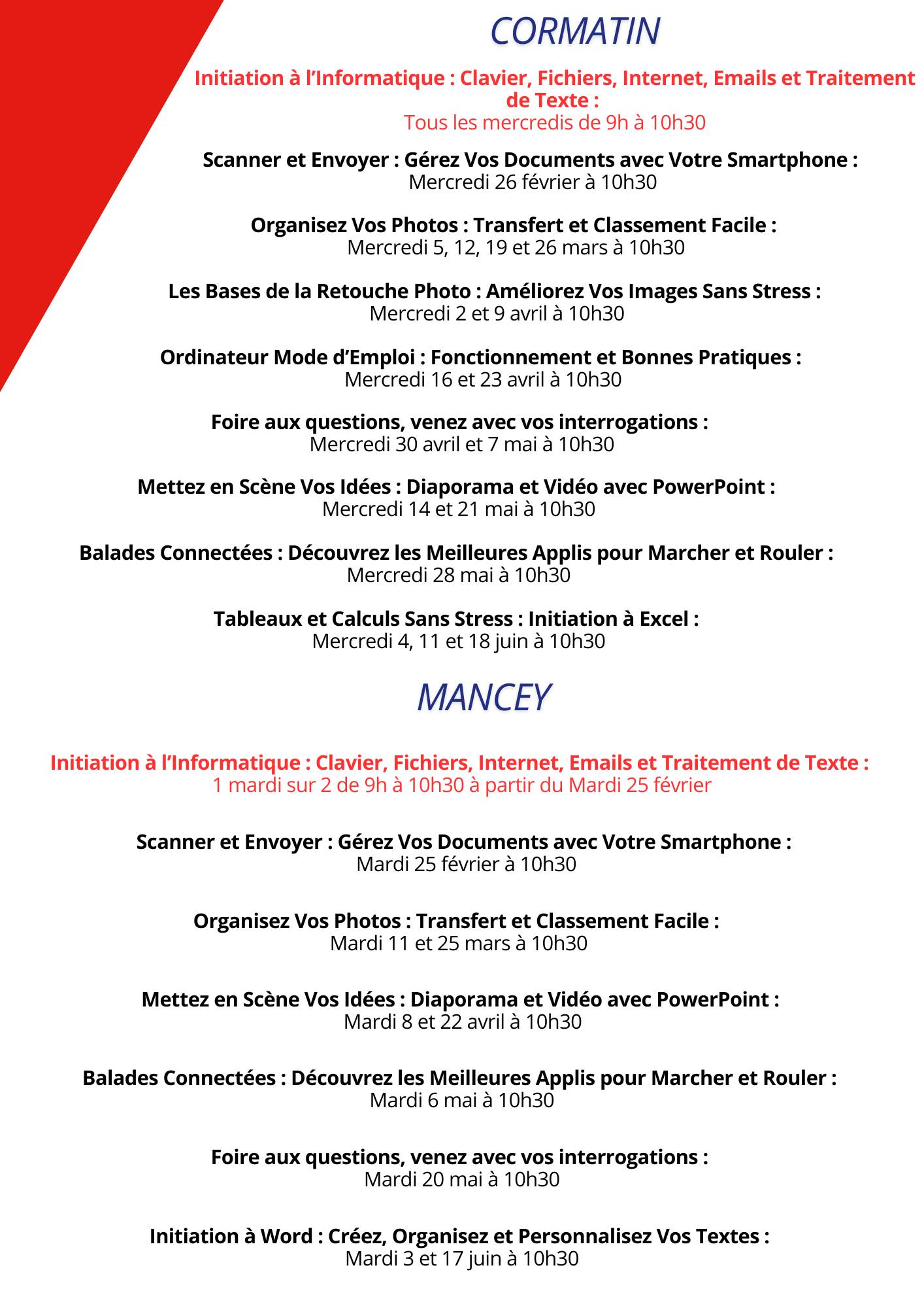Programme