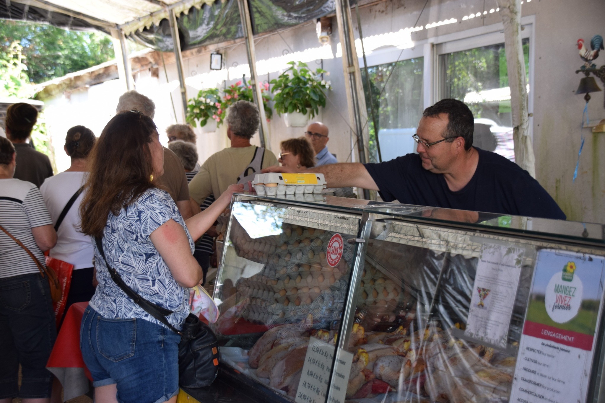 Marché à la ferme de La Maiterie