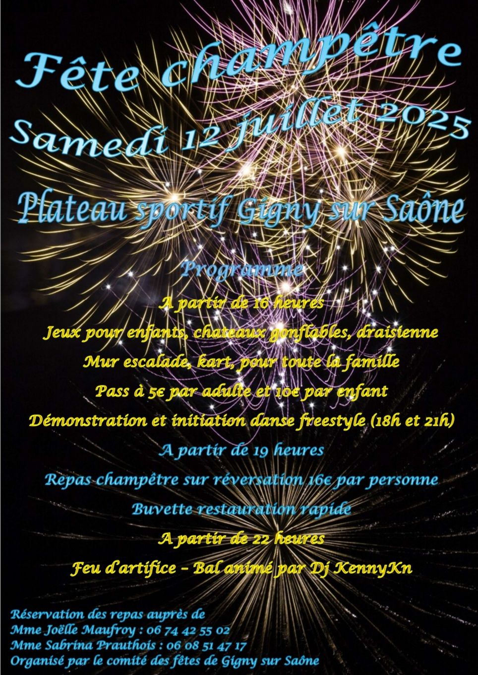 Affiche fête champêtre