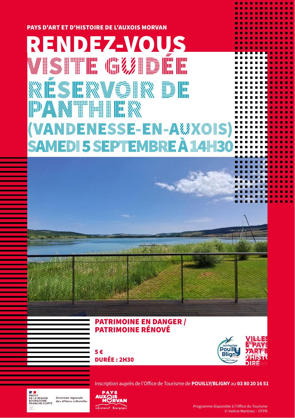 Visite guidée du Réservoir de Panthier