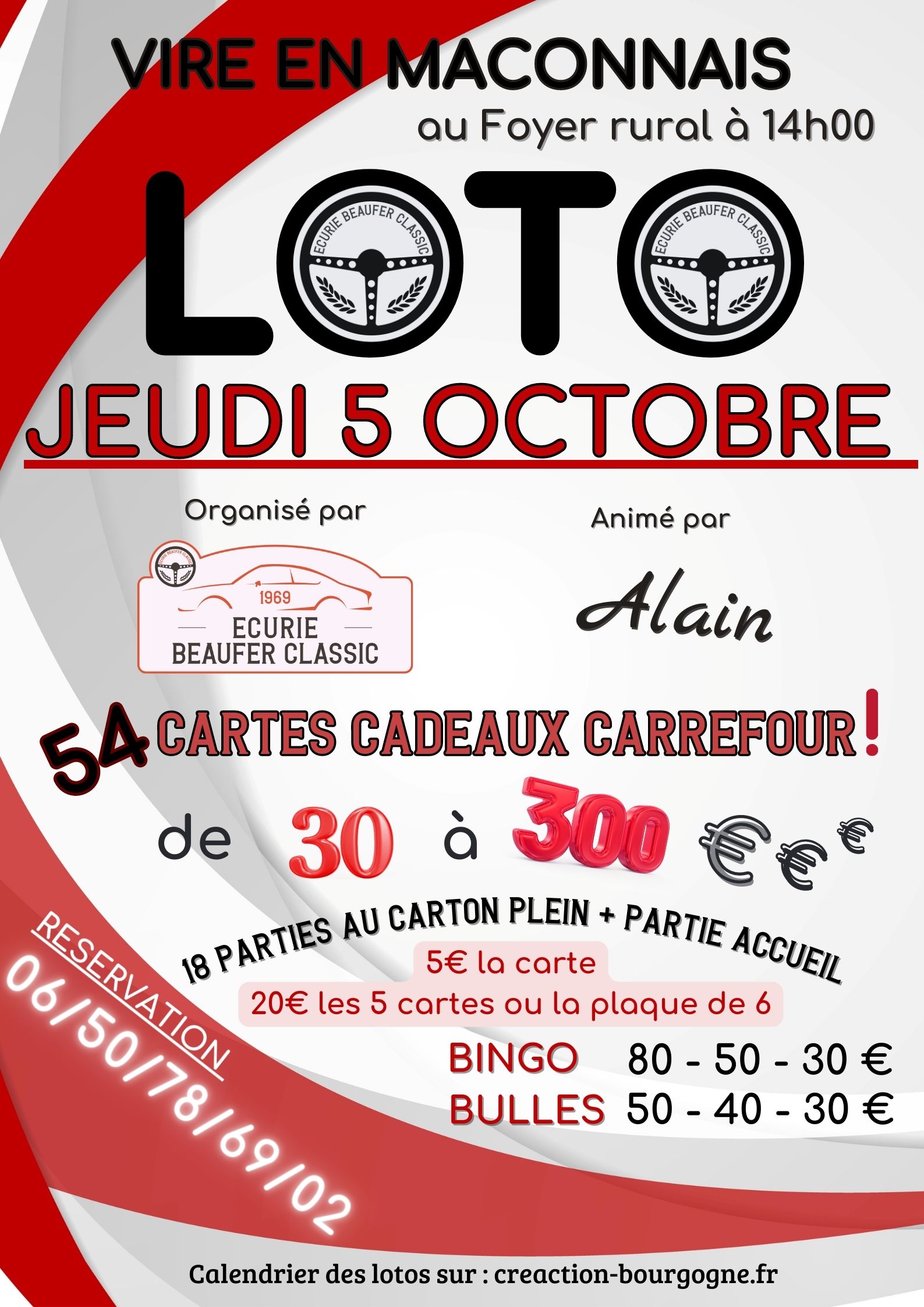 loto viré octobre