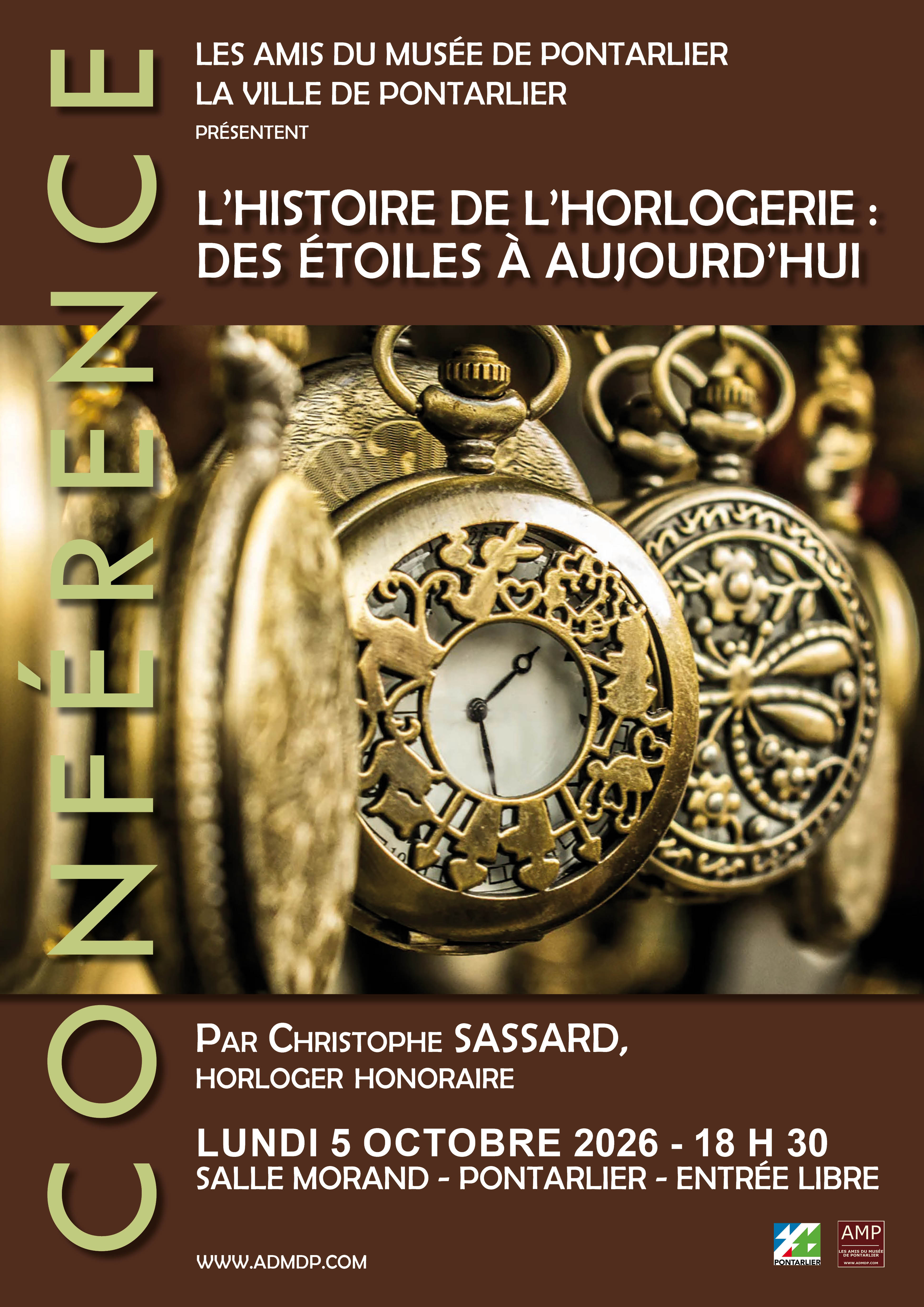 Conférence - l'Histoire de l'horlogerie