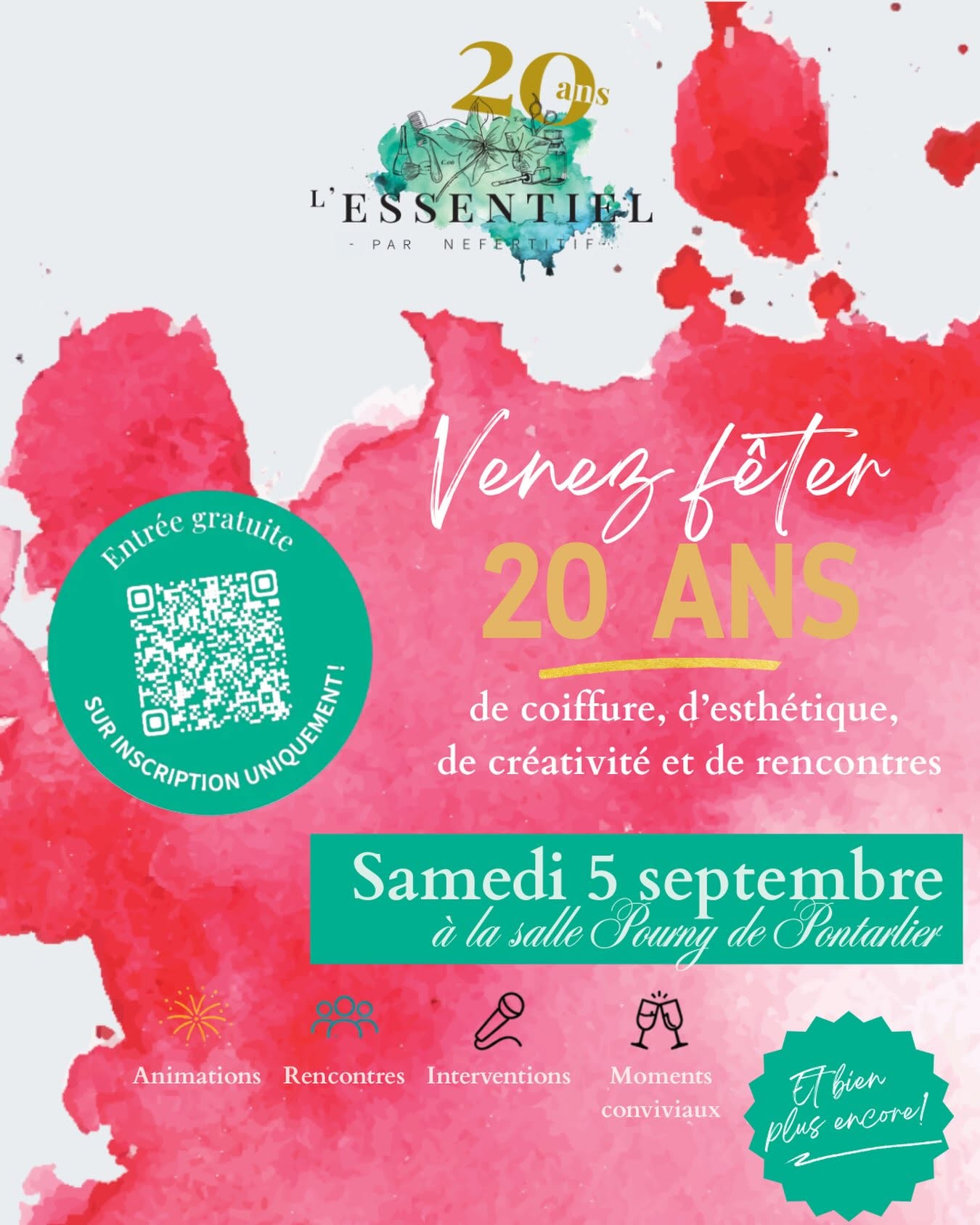 20 ans du salon l'Essentiel par Neferti'tif