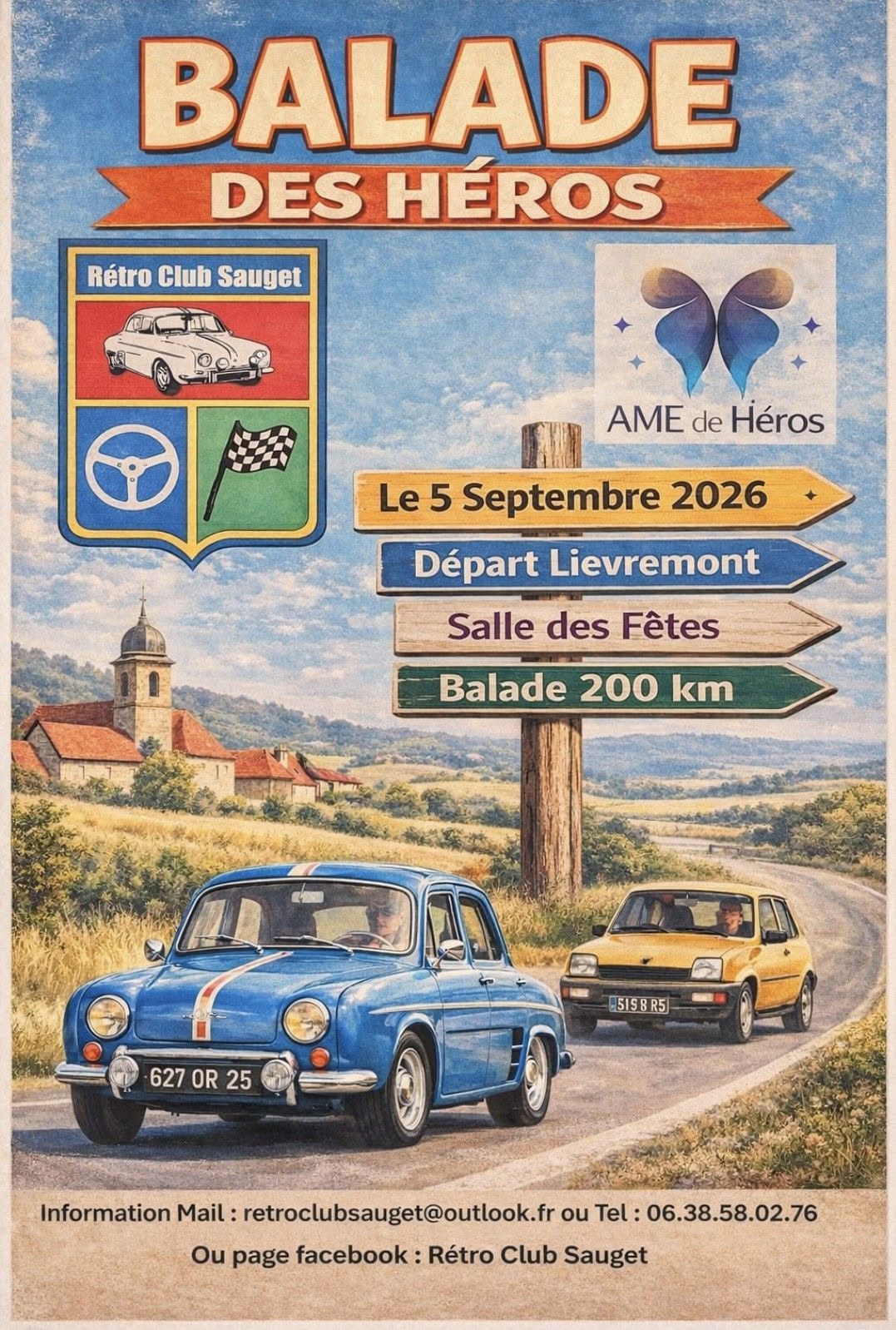 Balade des héros - Rassemblement automobile