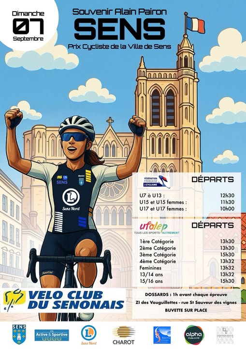 Course cycliste Sens