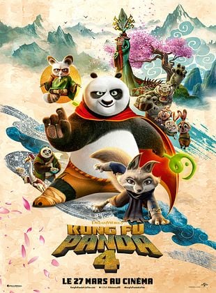 Projection en plein air du film KUNG FU PANDA 4
