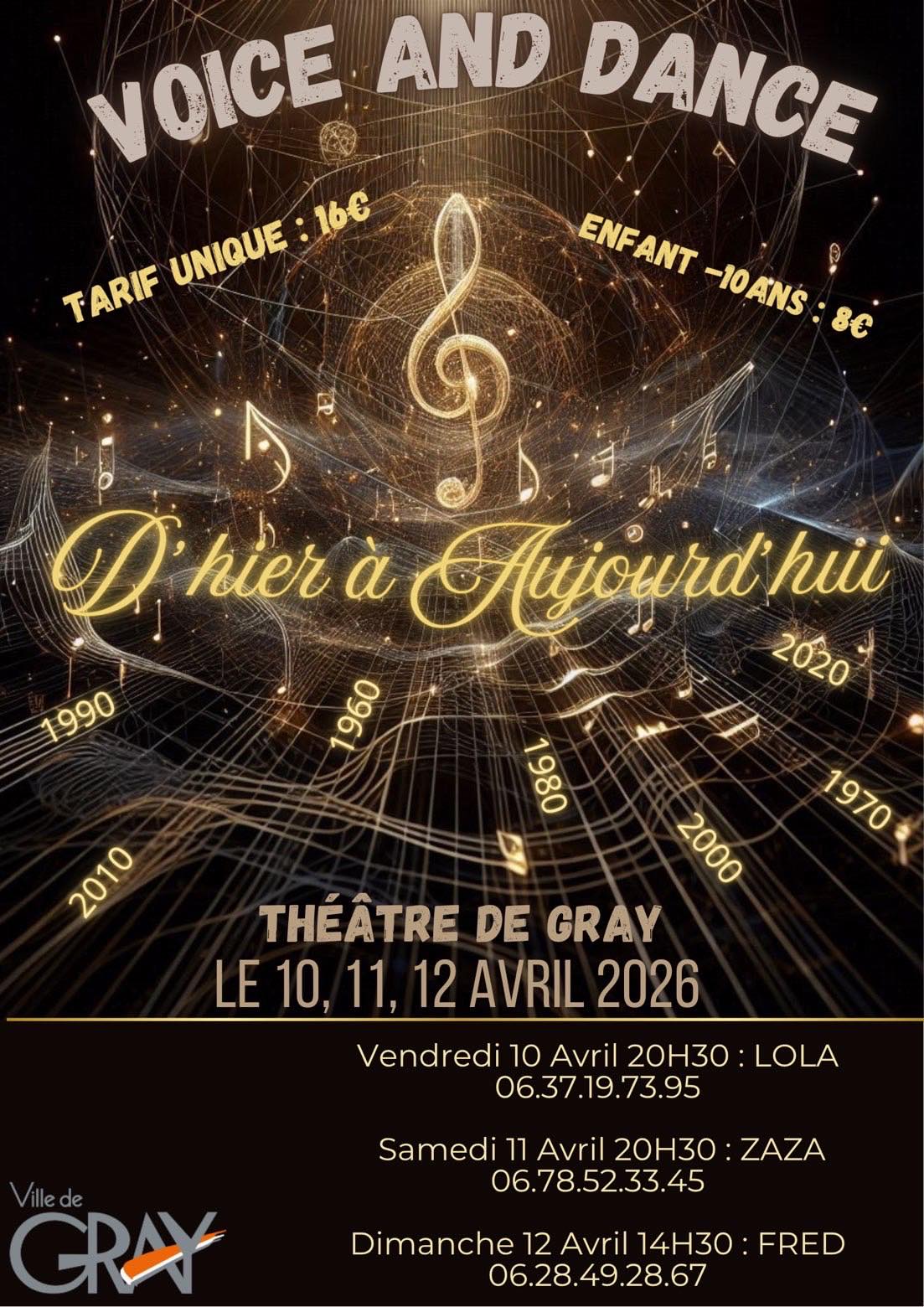 D'hier à aujourd'hui - Voice and Dance