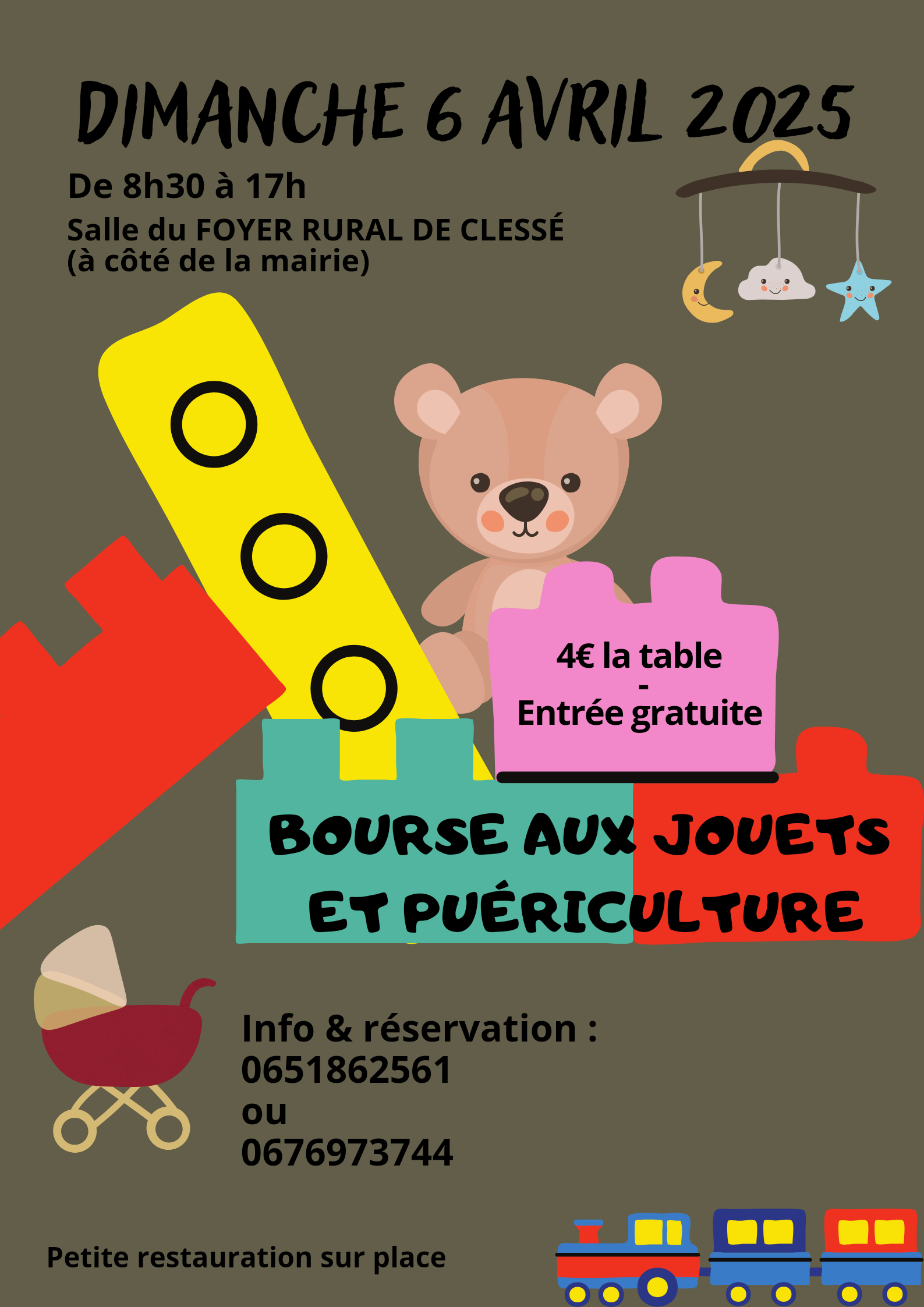 6-6 avril bourse aux jouets clessé