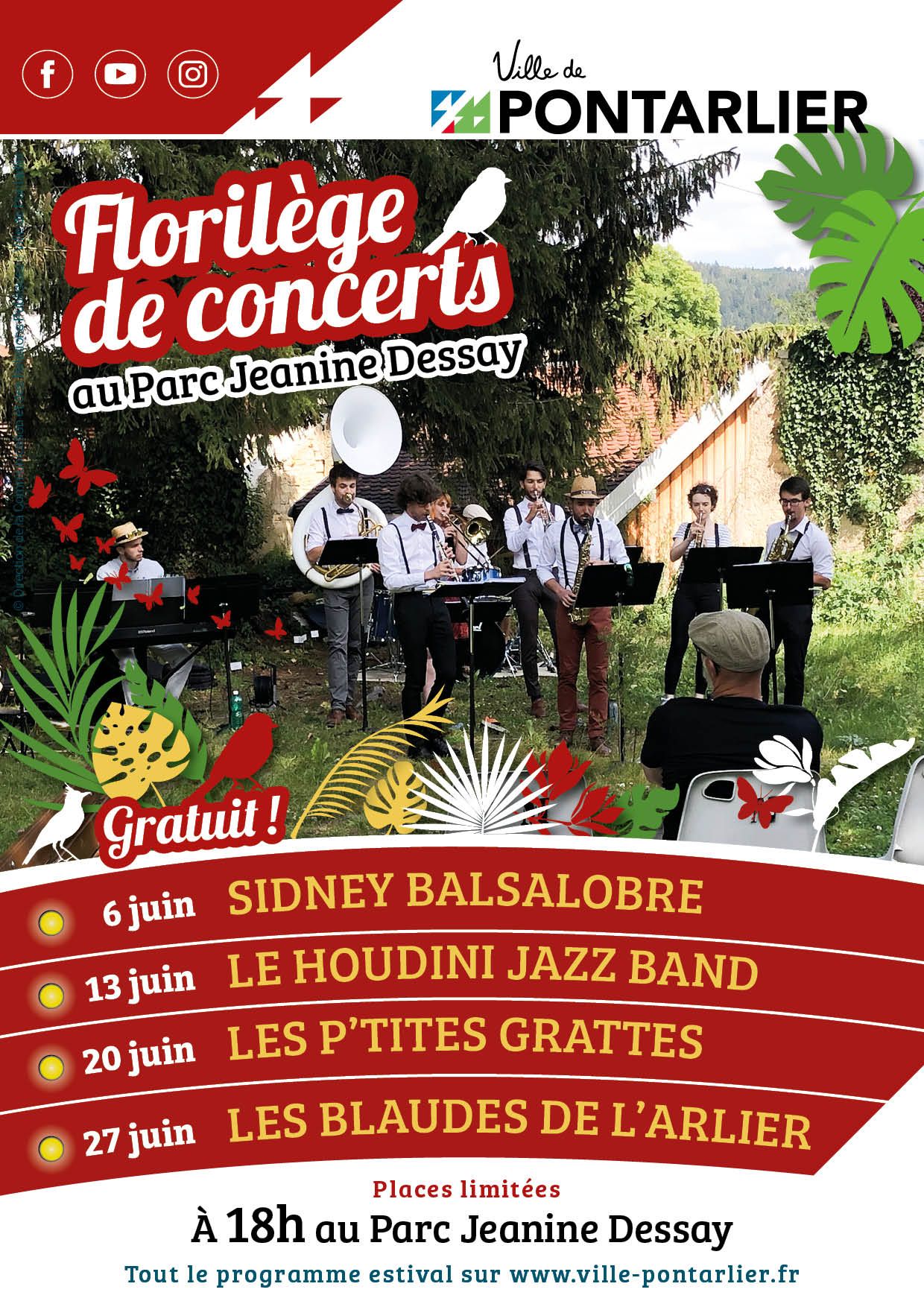 Florilège de concert au  Parc Jeanine Dessay