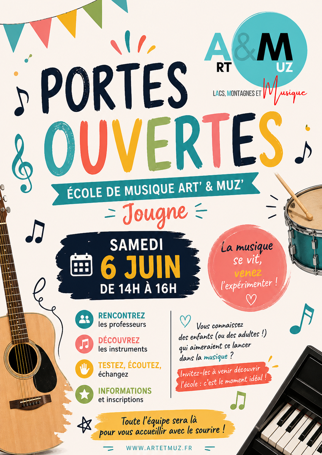 Portes ouvertes école de musique Art' & Muz'
