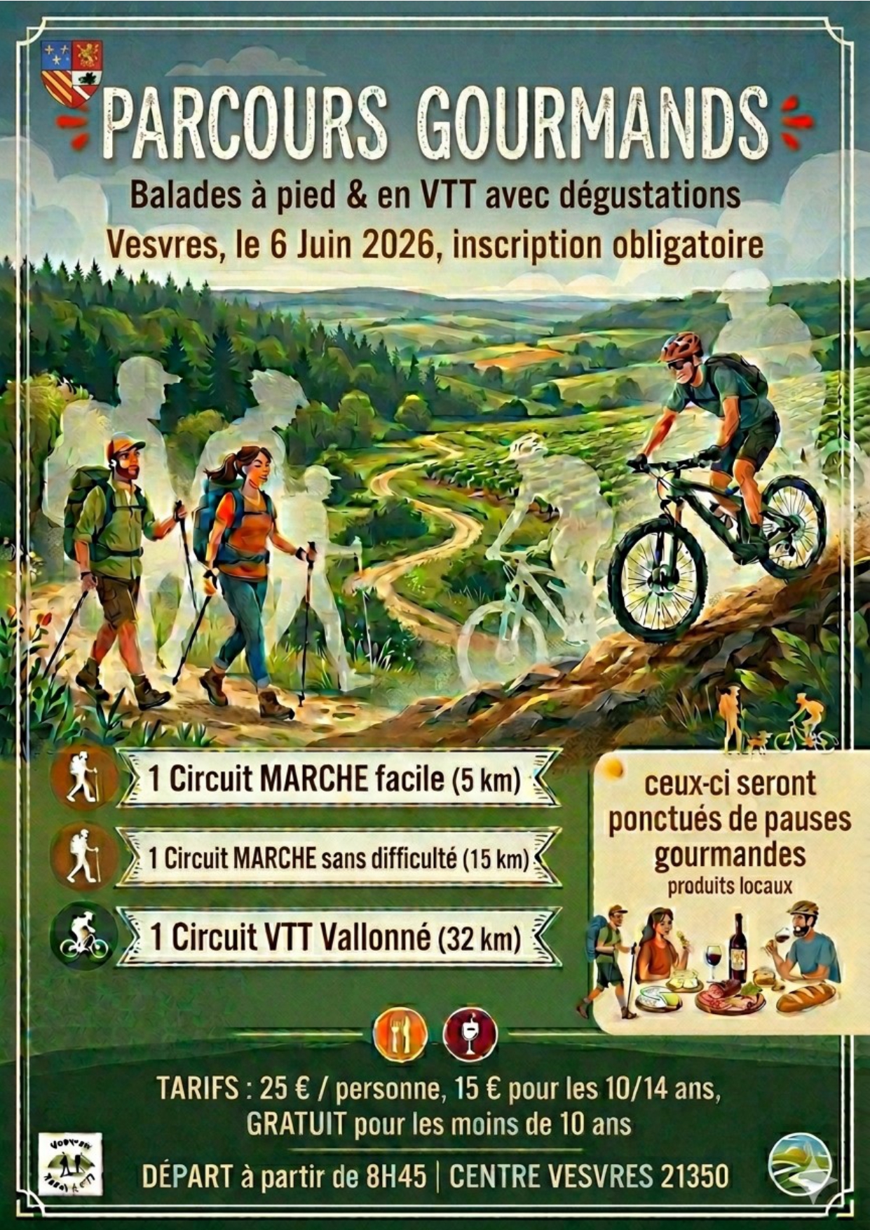 Pacours gourmands