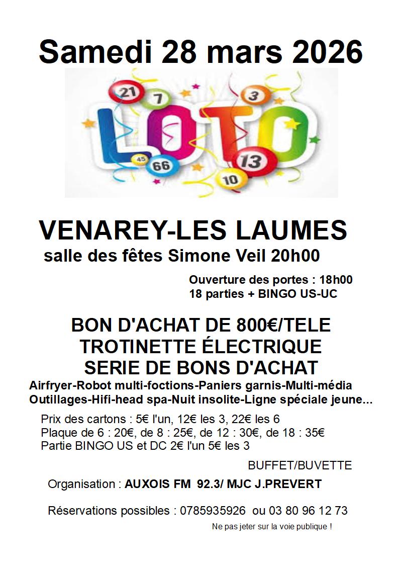Loto MJC Venarey