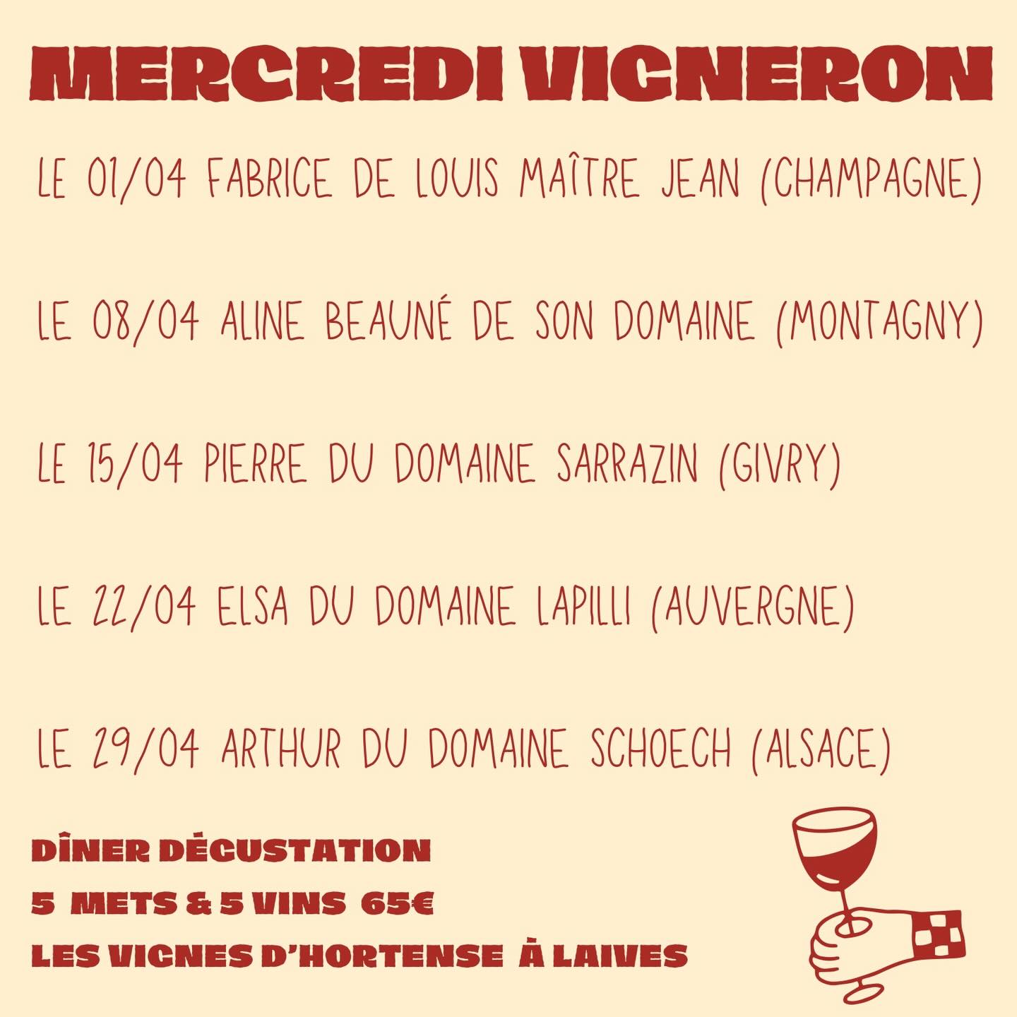 Les Mercredis Vignerons