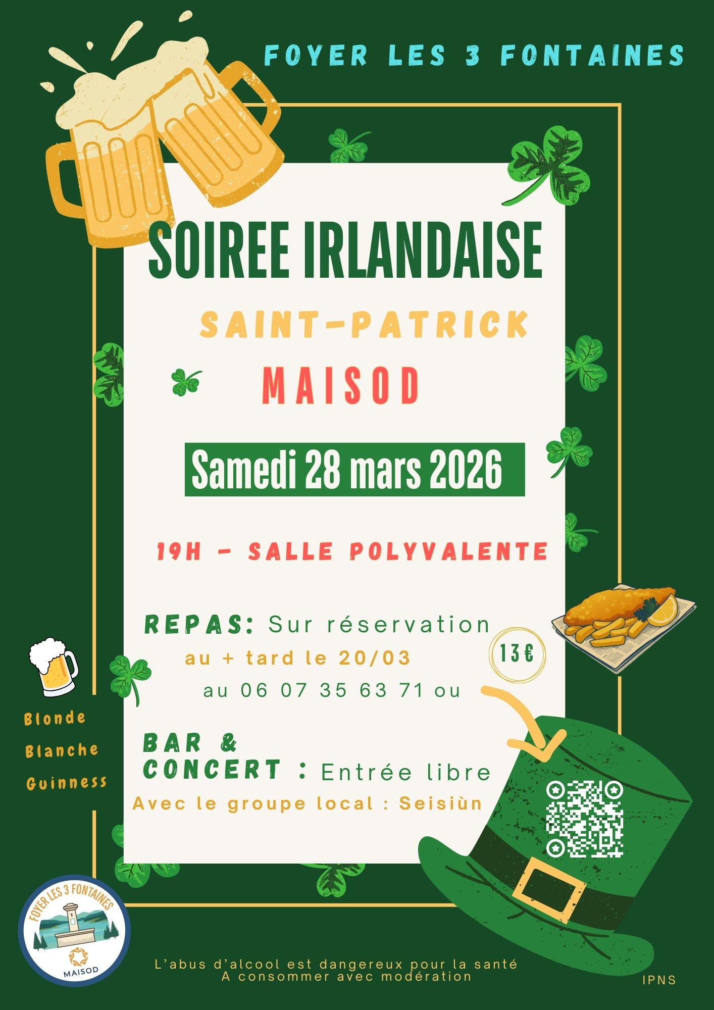 Soirée irlandaise