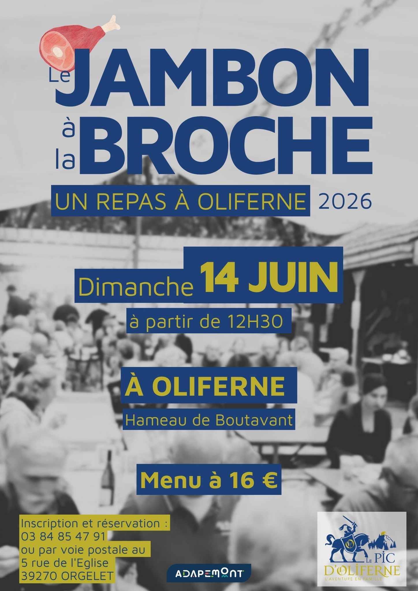 Jambon à la broche