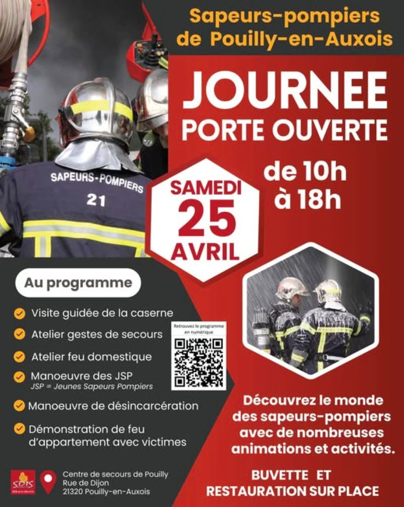 Journée porte ouverte sapeurs pompiers de Pouilly en Auxois