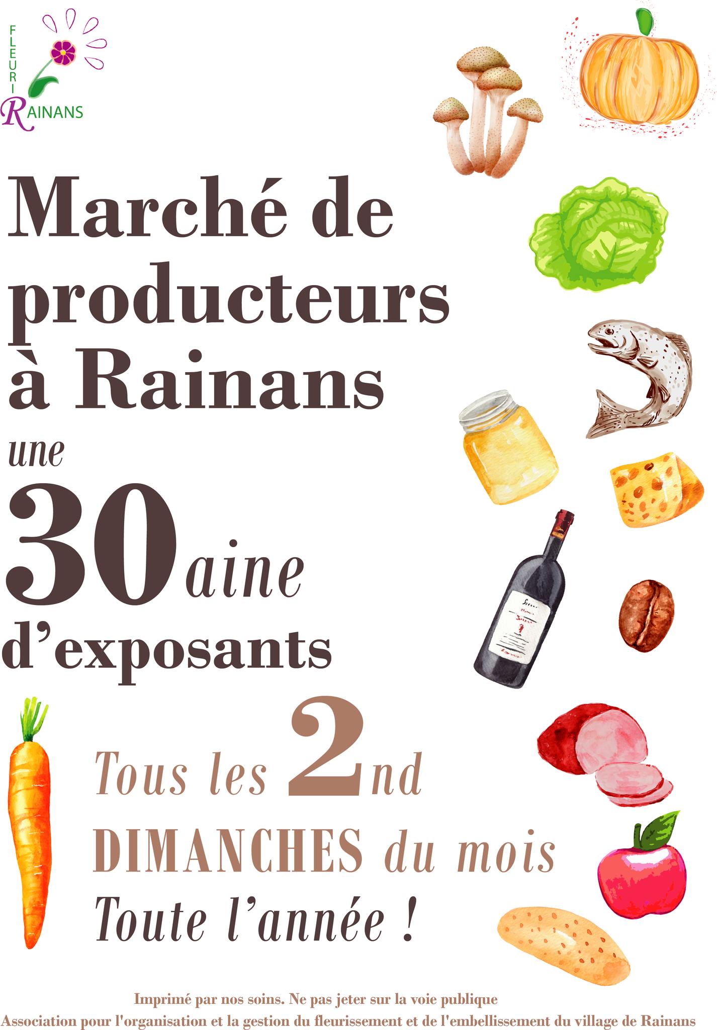 Marché de Rainans — visuel événement