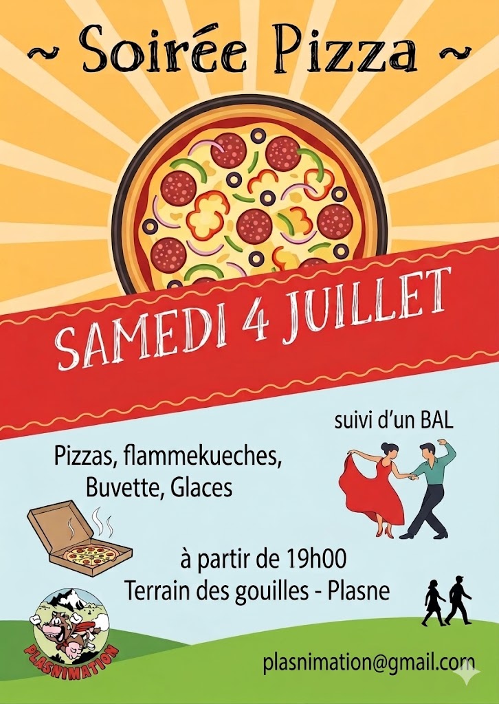 Soirée pizza & bal