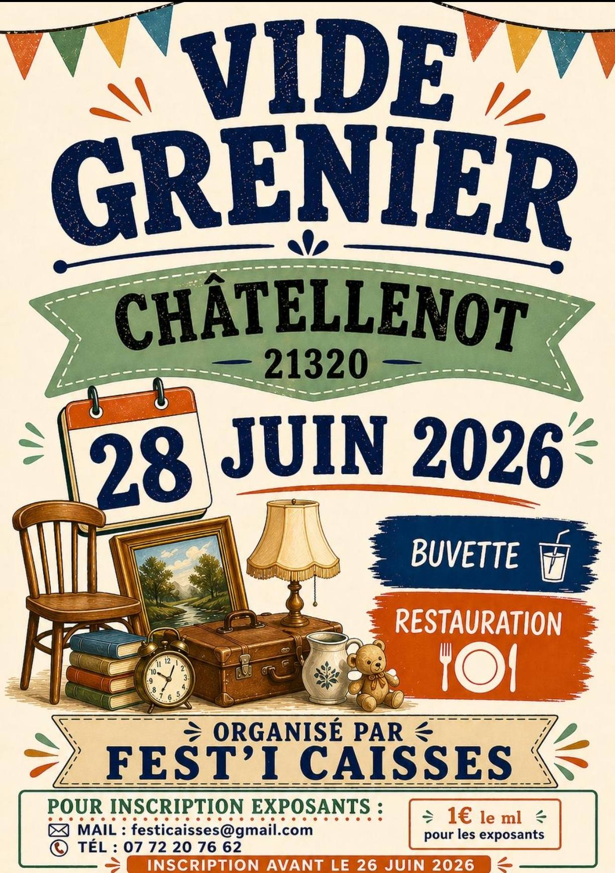 Vide-greniers- Chatellenot