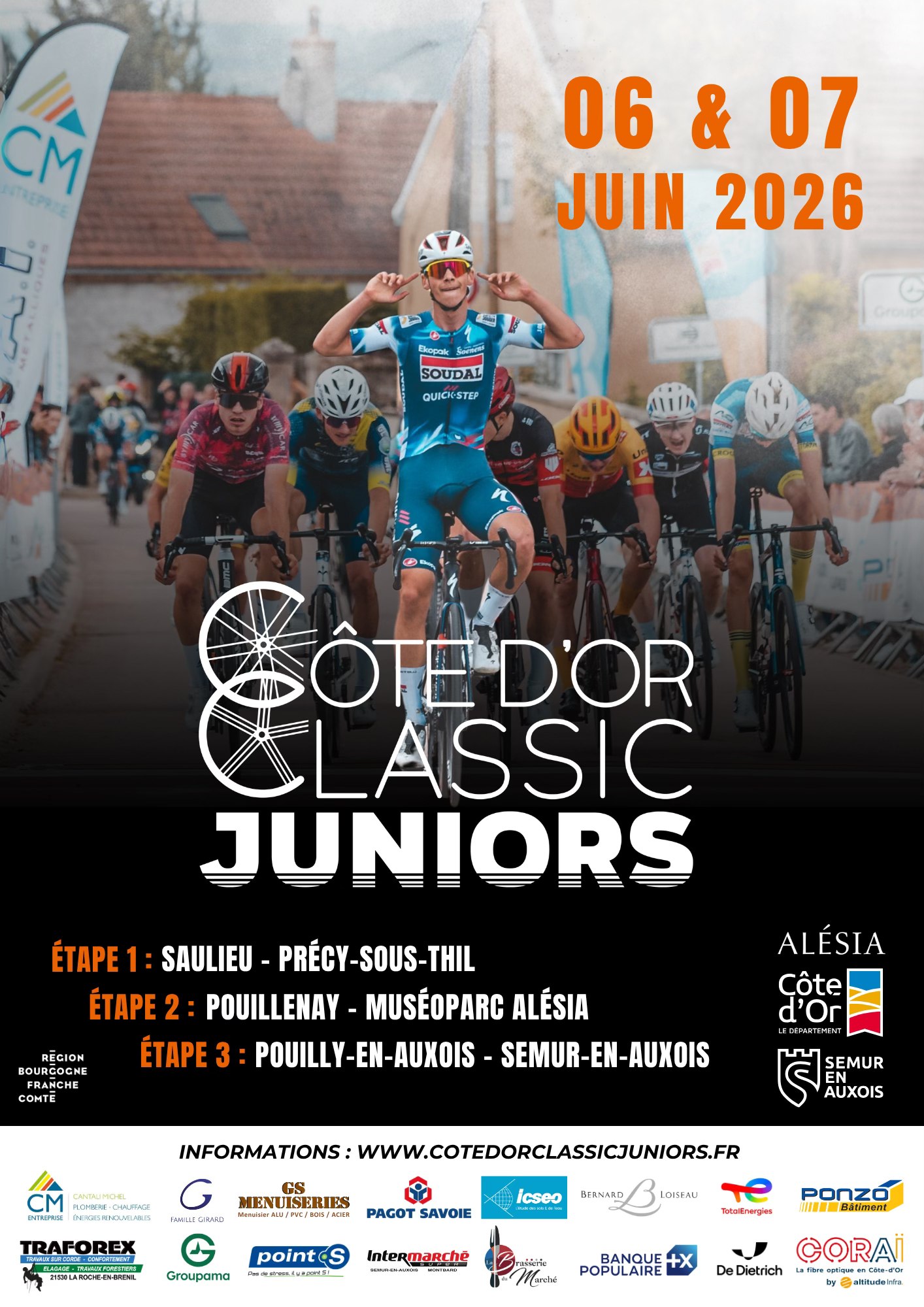 Cinquième édition de la Côte d’Or Classic Juniors- Pouilly en Auxois