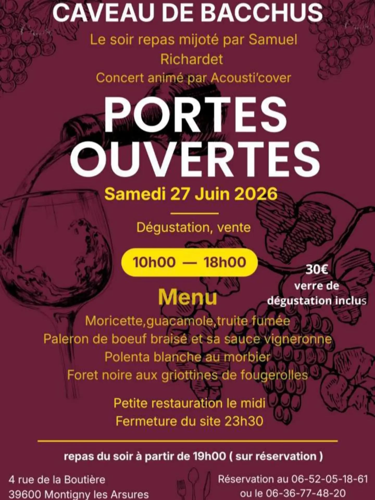 Caveau de Bacchus, portes-ouvertes
