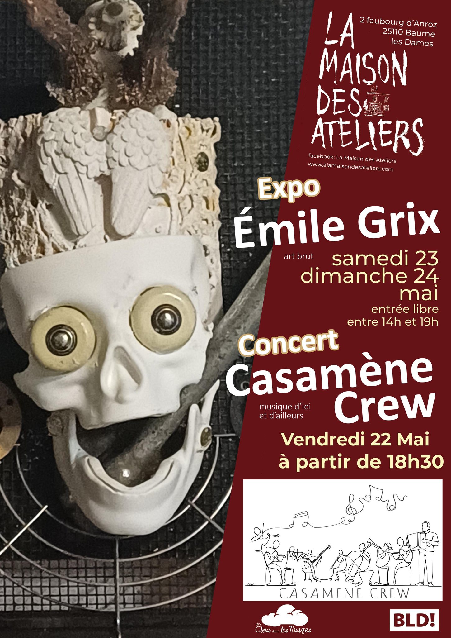 Maison des Ateliers : Exposition de Emile Grix