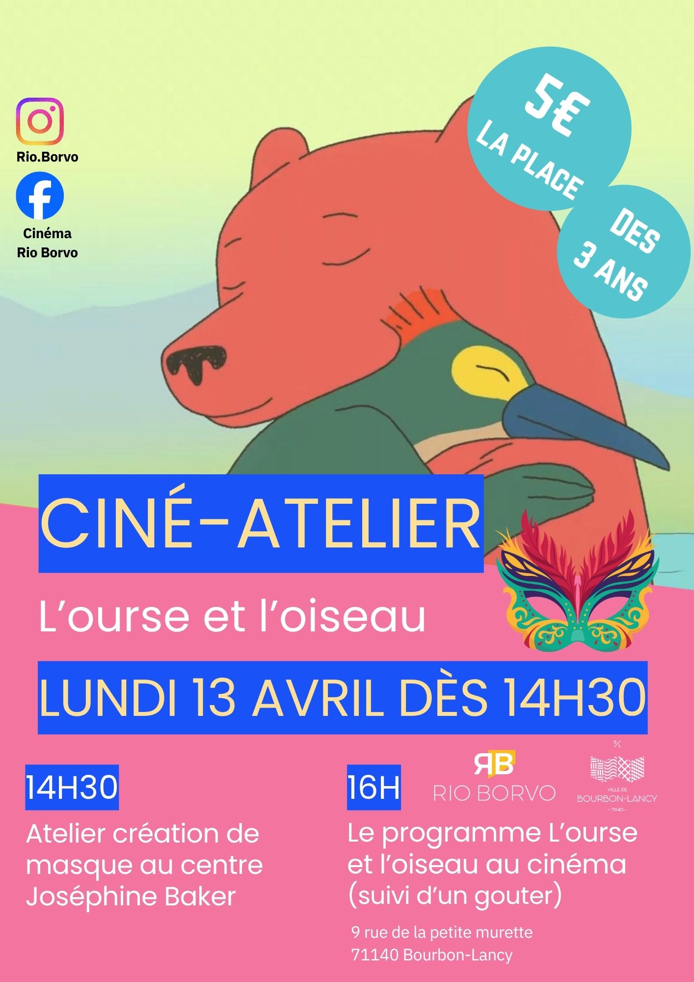 Ciné-atelier : L'ourse et l'oiseau