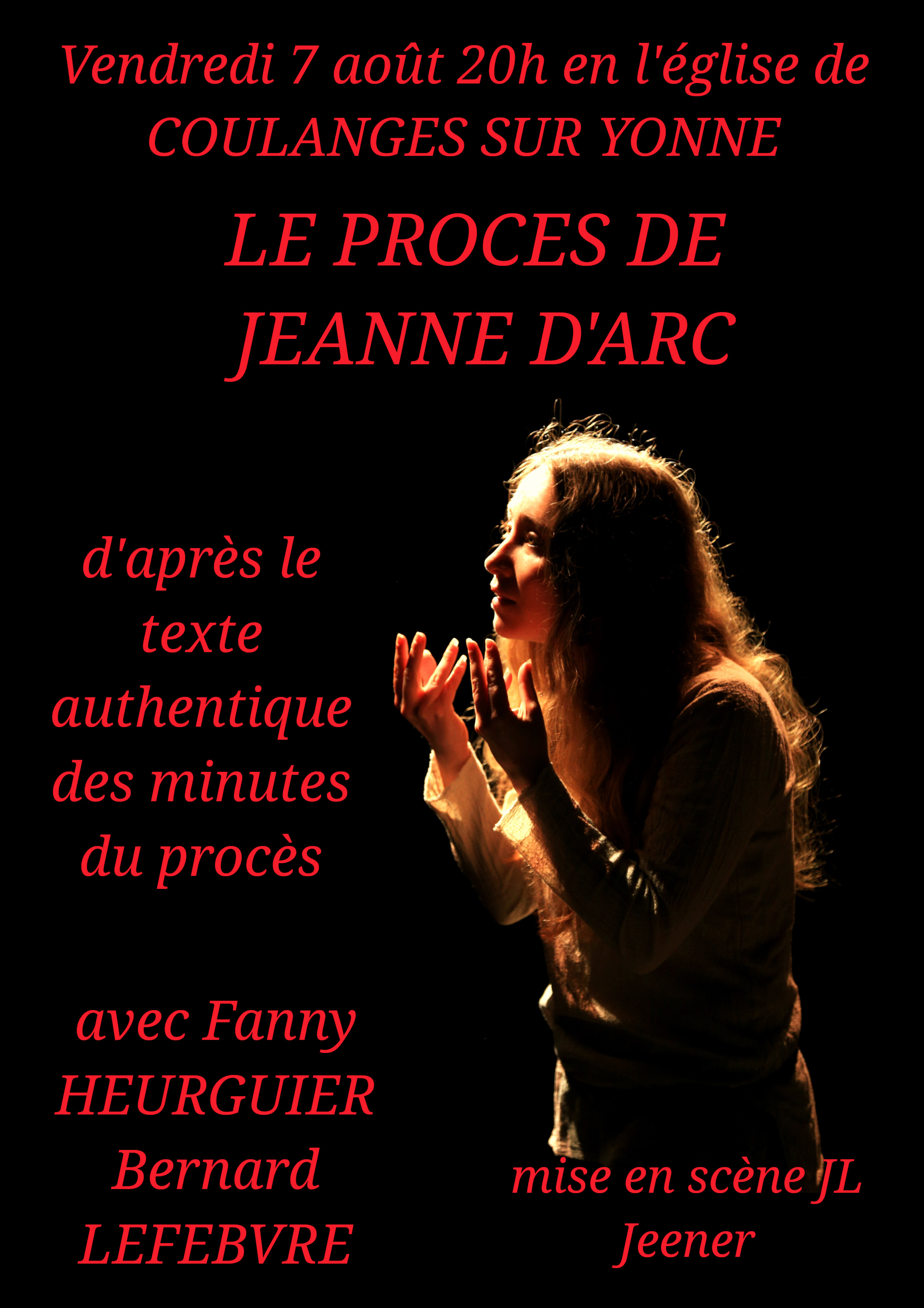 Le procès de Jeanne d'Arc - Théâtre
