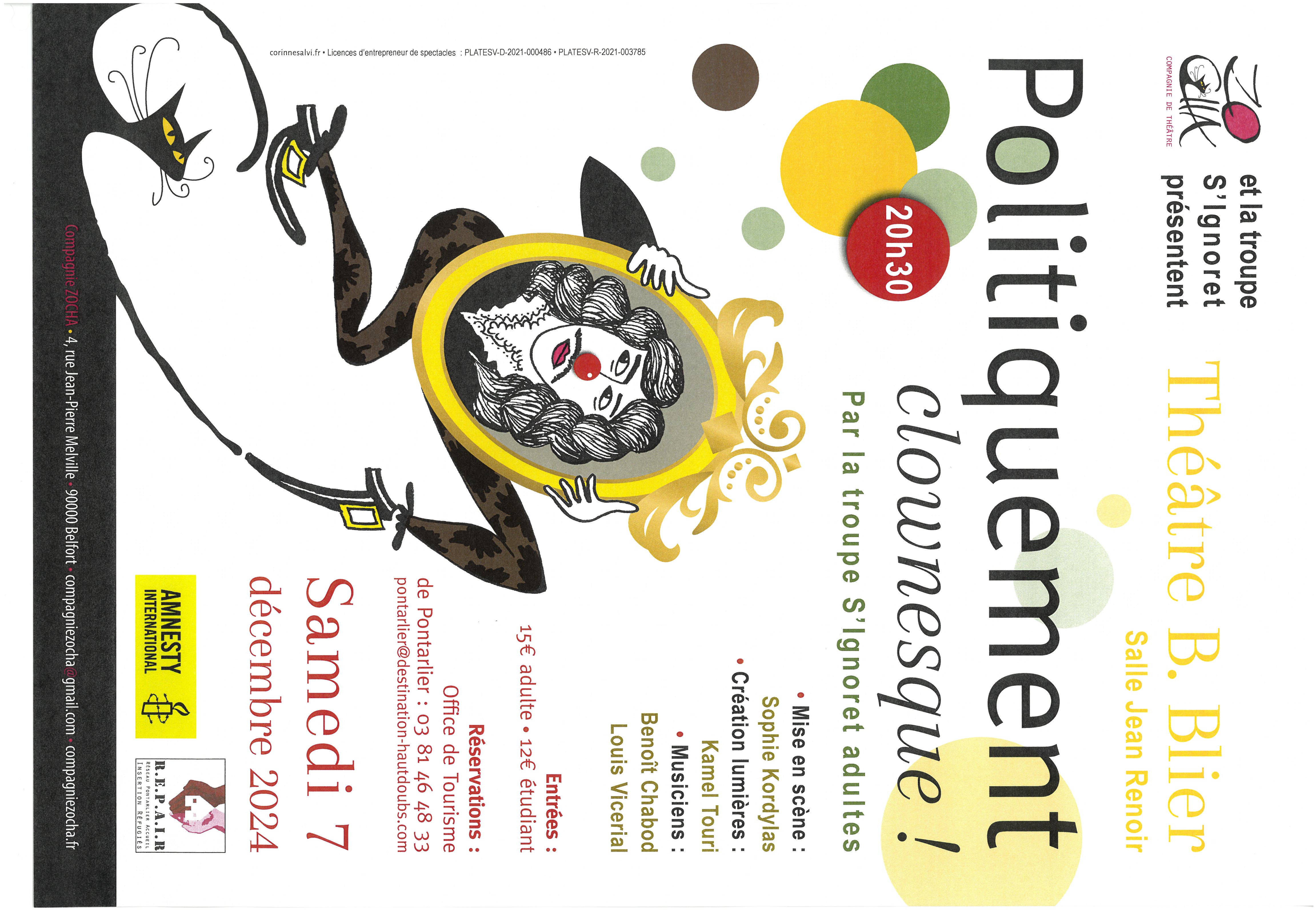 7 déc - politiquement clownesque - pontarlier