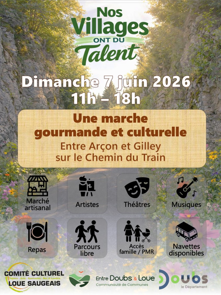Nos villages ont du talent : marche gourmande et festive sur le Chemin du Train