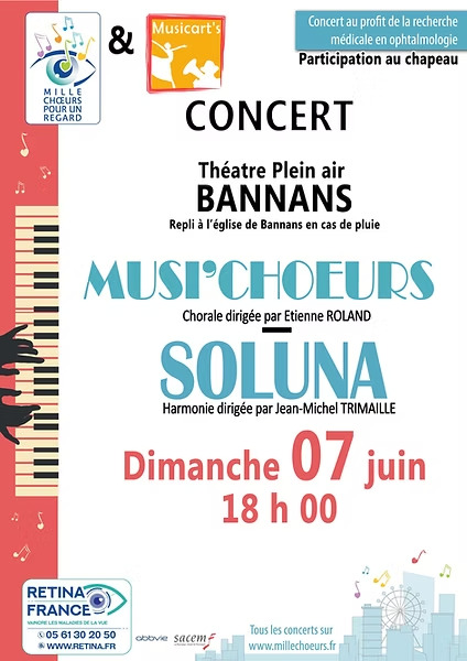 Concert Solidaire des musi'choeurs etSoluna