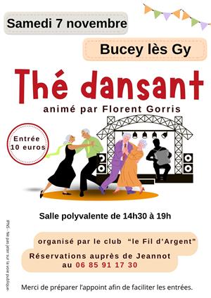 Thé dansant à Bucey lès Gy 