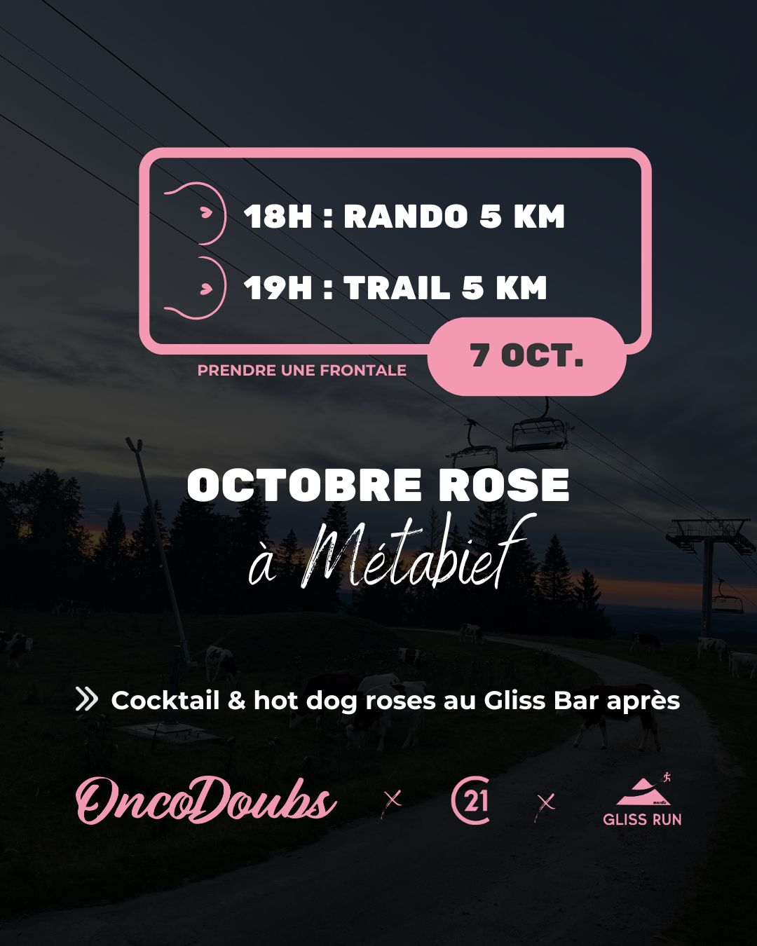 7 oct - octobre rose - Métabief